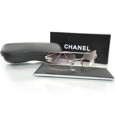 CHANEL Crystal CC Logo Sunglasses 4017.